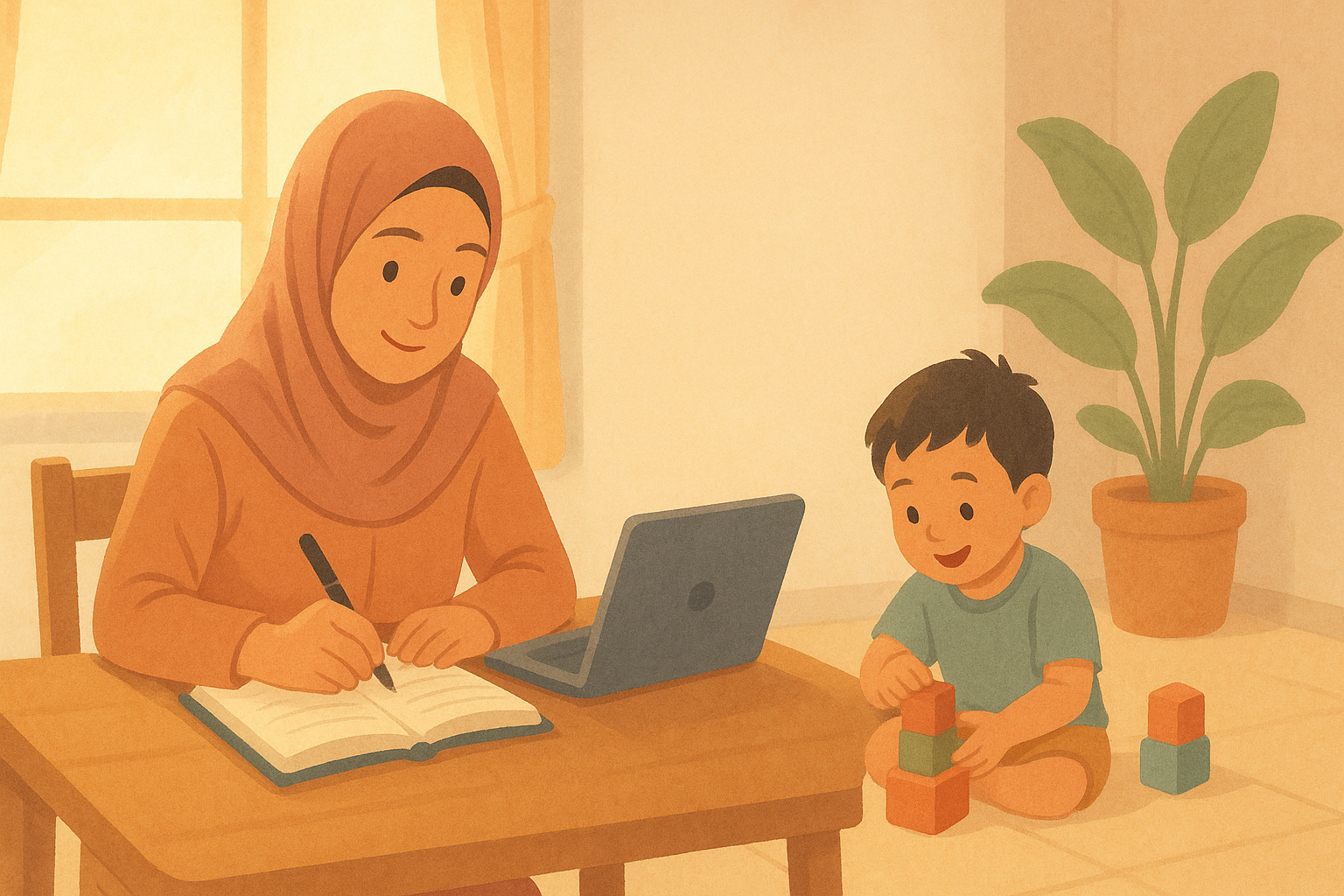 Konten ibu rumah tangga